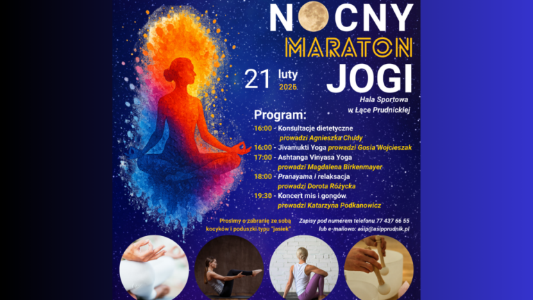 Nocny Maraton Jogi – 21 lutego 2026, Łąka Prudnicka
