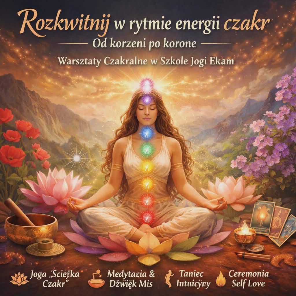 Warsztaty czakralne – Rozkwitnij w rytmie energii czakr | Szkoła Jogi Ekam